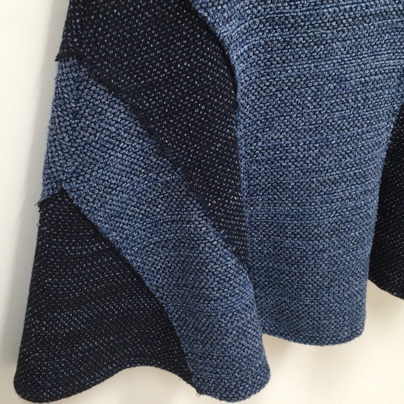 NWOT 10 Crosby Derek Lam Blue A-Line Bouclé Dress Sz 2 - Picture 2 of 3